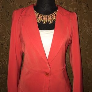 Beautiful Coral Blazer
